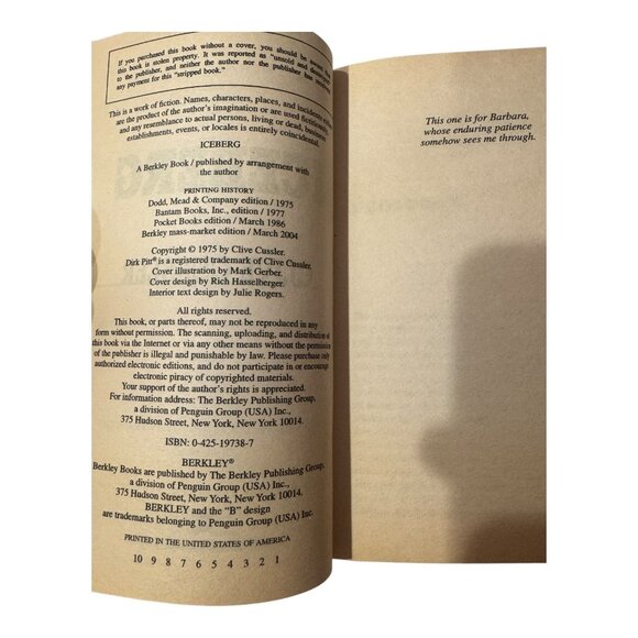 Lot of 6 Clive Cussler Paperback Novels Dirk Pitt & Fargo Adventure Thriller - Picture 11 of 12